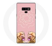 Coque pour Samsung Galaxy Note 9 Dogue de Bordeaux symétrique photo