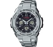 Casio Reloj G-SHOCK GST-W310D-1AJF [G-STEEL Radio Wave Solar tamaño mediano] para hombre, redondo, de resina plateada