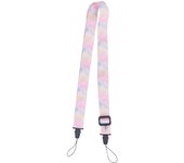 Correa de Cámara de 1.2m Patrón Estampado Correa Multifuncional para Hombro Cuello para Polaroid Mini 12 11 Purple daisy púrpura
