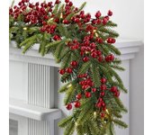 24 UNIDS Planta Artificial Árbol de Navidad Ramas de Pino Bayas de Navidad para Árbol de Navidad Decoraciones de Guirnalda DIY Adornos de Mesa Regalos para Niños 24PCS rojo