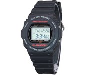 Casio Reloj para hombre G-Shock Digital con correa de resina de cuarzo DW-5750UE-1 200M negro