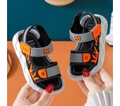 Zapatos de verano para niños de 1 a 12 años, sandalias antideslizantes para niños, zapatos de playa de fondo suave 21 gris