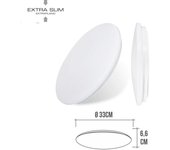 plafon/aplique led de superficie 18w 4000k ø33x6,6cm edm