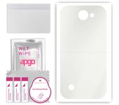 apgo MATTE Protective Skin Sticker for the back compatible with LG K30, Wrap Film, Hydrogel Film, Flexible, Soft TPU with positioning layer easy insta