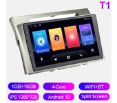 Radio de coche Android para Toyota Corolla Verso 2004-2009 Reproductor multimedia Unidad principal Estéreo Navegación GPS BT WIFI 1+16 GB 1+16GB