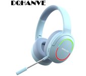 Auriculares Bluetooth con cancelación de ruido, auriculares inalámbricos para juegos, auriculares plegables para ordenador