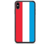 Funda iPhone - Drapeau Luxemburgo - iPhone XS Max - Souple - Multicolore - Verticale