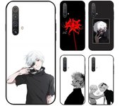 Tokyo Ghoul-funda de teléfono para OPPO Find X5 X3 X2 A93 Reno 4 3 Pro A74 A72 A53, funda negra suave para teléfono OPPO Find X5