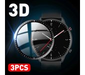 2 protectores de pantalla de fibra de vidrio suave para Xiaomi Amazfit GTR 2, 2e, 3 Pro y 4. Amazfit GTR 2