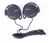 Auriculares con cancelación de ruido de enchufe Mega Bass de 3,5 mm con gancho para la oreja de moda para PC/teléfono móvil blanco