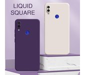 Funda de silicona líquida cuadrada para Xiaomi Redmi Note 7 7S Pro, funda protectora para lente de cámara, linda funda trasera para teléfono Note7 7Pro Capa Redmi Note 7