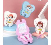 box Baby Teeth Save Milk Teeth Organizer Deciduous Tooth Case Tooth Fairy Box Baby Tooth Box white-boy