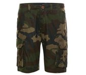 Brave Soul Hombre River Camo Cargo Shorts L caqui