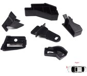 EHL525 Soporte de reparación de la carcasa del faro delantero, clips de pestaña, derecha, para Nissan Qashqai MK2 J11 2013-2021 260104EH0A