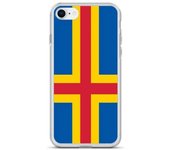 Funda iPhone 6 Plus - PIXELFORMA - Drapeau d'aland - Sopa de silicona - Protección completa - Légère