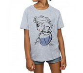 Camiseta con dibujo de Elsa de Frozen para niñas 9-11 Years blanco