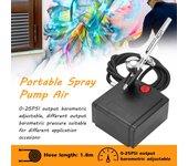 Compresor de aire de bomba de pulverización portátil para maquillaje, arte, pintura, modelo artesanal, máquina de pulverización de flores EU Plug