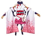 Disfraz de Cosplay de uniforme Yae Sakura de Anime Impact 3 para mujer Disfraz de Cosplay de Impact 3 L