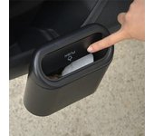 Cubo de basura Universal impermeable para coche, organizador de basura automático, contenedor de basura automotriz para vehículo, hogar y oficina negro