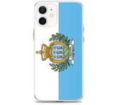 Coque Télephone Drapeau Saint-Marin - iPhone 12 mini