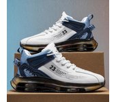 Zapatillas de running para hombre, zapatillas transpirables con amortiguación, color negro, para baloncesto, moda, para exteriores, para correr, informales, deportivas, zapatillas de baloncesto 39 negro