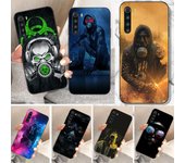 Funda de teléfono con máscara antigás de DJ Man para Xiaomi Redmi Note 11 10 9T 8 7 Pro Redmi 10 9 9A 9C 8 7 6 Funda de teléfono negra suave Redmi Note11-11S 4G