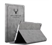 Funda para Huawei MediaPad M5 BAH2-W19/L09/W09 10.1 Honor V6/V7 10.4 Folio Flip Stand Funda de cuero PU Tablet Funda Huawei M5 10.1 azul