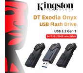 Unidad flash USB Kingston de 256 GB USB 3.2 Unidad flash USB DTXON de 64 GB/128 GB USB 3.2 GEN 1 Unidad flash USB Memory Stick 3.0 Diseño deslizante Elegante y portátil DTXON/256GB