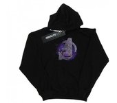 Marvel Sudadera con capucha con el logotipo espacial de Avengers Endgame para mujer L negro