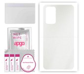 apgo Protective Skin Sticker for the back compatible with Xiaomi Poco M4 Pro 5G, Wrap Film, Foil, Vinyl - Pattern Matte Transparent