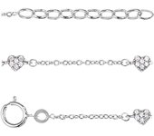 Altesse [Q7933] - Bracelet argent 'Love' blanc argenté (rhodié) - 3 mm blanco