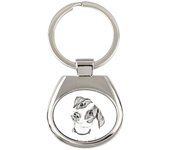 Jack Russell Terrier - keychain with a dog, keychain with a print, personalized pendant from the Art-Dog brand plata