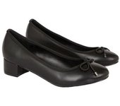 Good For The Sole Zapatos planos de bailarina con tacón de bloque Tara para mujer/señoras 7 UK negro