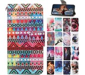 Para Funda Iphone 6 6s lindo gato unicornio Funda de teléfono para Etui Iphone 7 8 Plus Funda Capa cartera con tapa magnética Funda de cuero para mujer iPhone 7