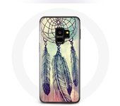 Coque pour Samsung Galaxy S9 plus Attrape rêve coloré marron