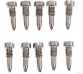 Juego de 10 piezas de accesorios de tornillos para saxofón de ajuste