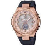 Casio Reloj de pulsera Baby-G MSG-W200G-1A1JF para mujer [Reloj de pulsera G-MS con IP solar y ondas de radio pequeñas] redondo, negro