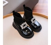 Botas tipo calcetín a la moda para niña, botas Martin de princesa para otoño/invierno, botines para niño 2023 36
