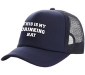 Esta es mi gorra para beber, gorras de camionero, gorras de moda para beber cerveza, gorras de béisbol, gorras de malla para exteriores de verano MZ-508