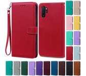 Funda Note10 Note 10 Plus Para Samsung Galaxy Note 10 Funda de Cuero Tipo Billetera con Tapa Para Samsung Galaxy Note 10 Plus Fundas Galaxy Note 10 azul marino
