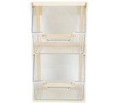 Caja de almacenamiento de bolsitas de té, almacenamiento independiente, gran apertura, hermoso organizador de bolsitas de té para cápsulas de café blanco