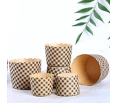 100 Uds. Tazas para pasteles, recipientes para pasteles ligeros y portátiles, soportes apilables ecológicos para cupcakes para el hogar M