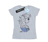 Disney Mujer/Señoras Frozen Elsa Sketch Camiseta de algodón XL blanco