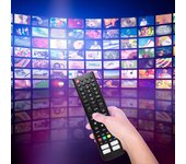 Mando a distancia universal de repuesto para televisores LED LCD de múltiples marcas con conexión a red negro