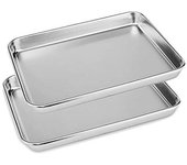 Chef, 1 pieza, platos tostadores, utensilios de cocina, bandejas para hornear galletas, bandejas para hornear, bandeja para horno vaporizador de cocina 22.8x14.8x1.2cm