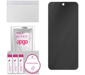 apgo Privacy Matte Hybrid protective glass compatible with Motorola Moto G31, flexible nano glass, great replacement for tempered glass, scratch-resis