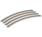 TOMIX N Gauge Curved Rail F Juego de 4 1858 Suministros de modelismo ferroviario C391-45