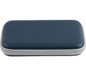 Estuche de transporte con cremallera para armónica de cuero sintético negro, bolsa de almacenamiento para 7 armónicas