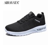 Zapatillas de deporte para hombre Air Cushoon, zapatillas deportivas para correr, zapatillas deportivas transpirables para exteriores, zapatos casuales de moda 36 negro