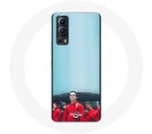 Coque Vivo Y72 La casa de papel Berlin Rio et Tokyo Fond Bleu